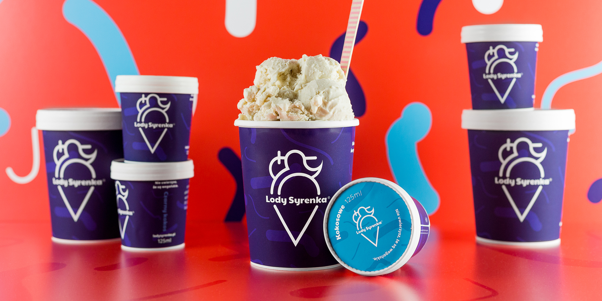 Visual Brand Identity System and Packaging Design for Small Polish Ice